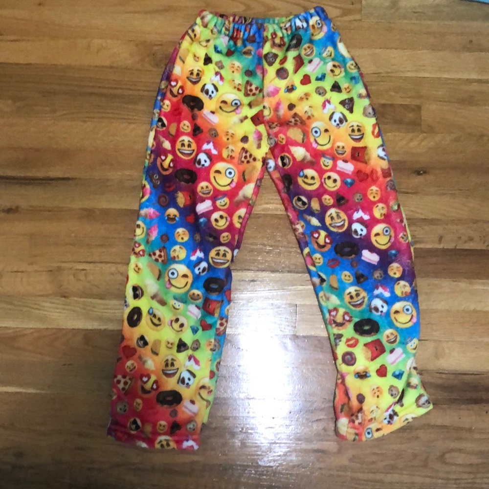 Kids emoji PJ pants